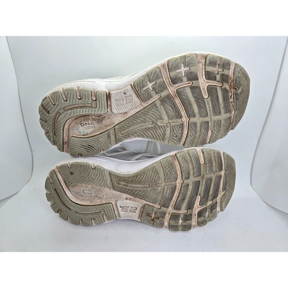 Brooks Adrenaline GTS 23 Shoes Women's 6.5 B White Running Athletic Gym Sneakers - Picture 7 of 8